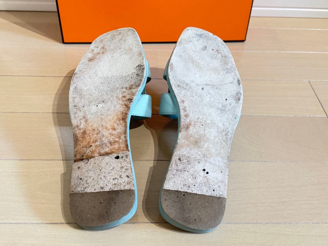 【HERMES】 サンダル オラン25cm(38) 箱・付属あり