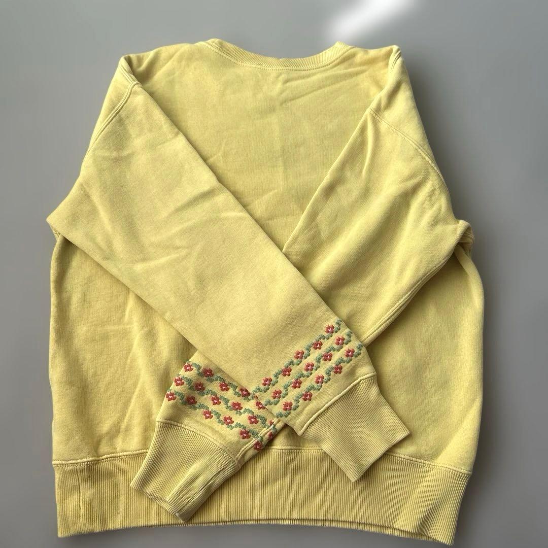 ラルフローレン　ポロベア トレーナー イエロー　刺繍ロゴ　Sサイズ