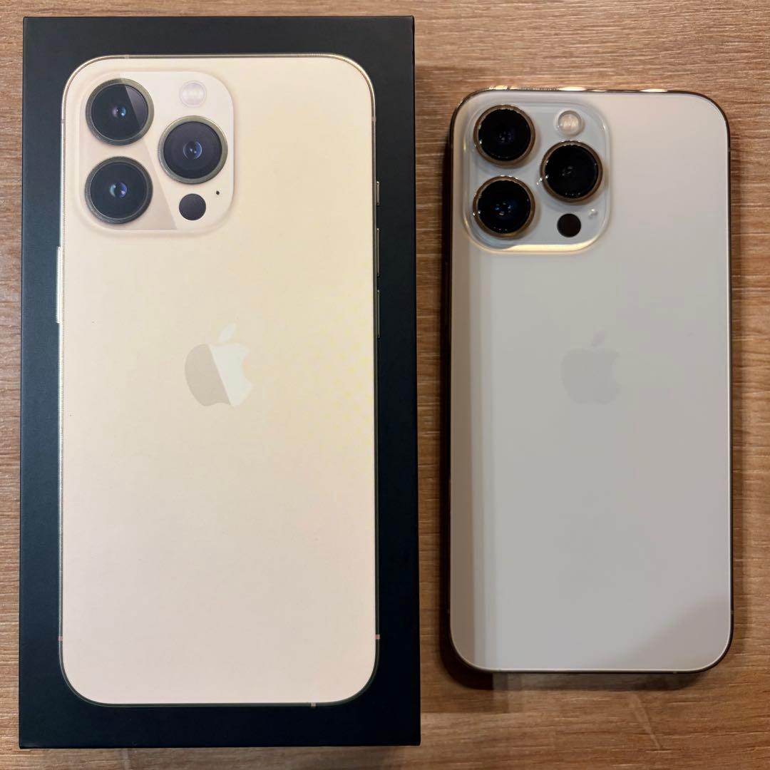 iPhone 13 Pro 128GB ゴールド SIMフリー 箱・ケーブル付き