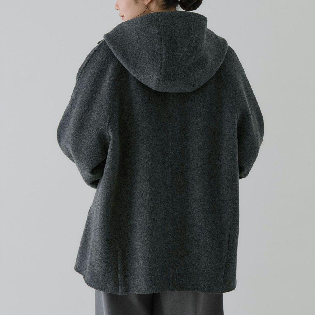 クロさん専用☆ crewre リバーフーデッドミドルコート 3 【美品】