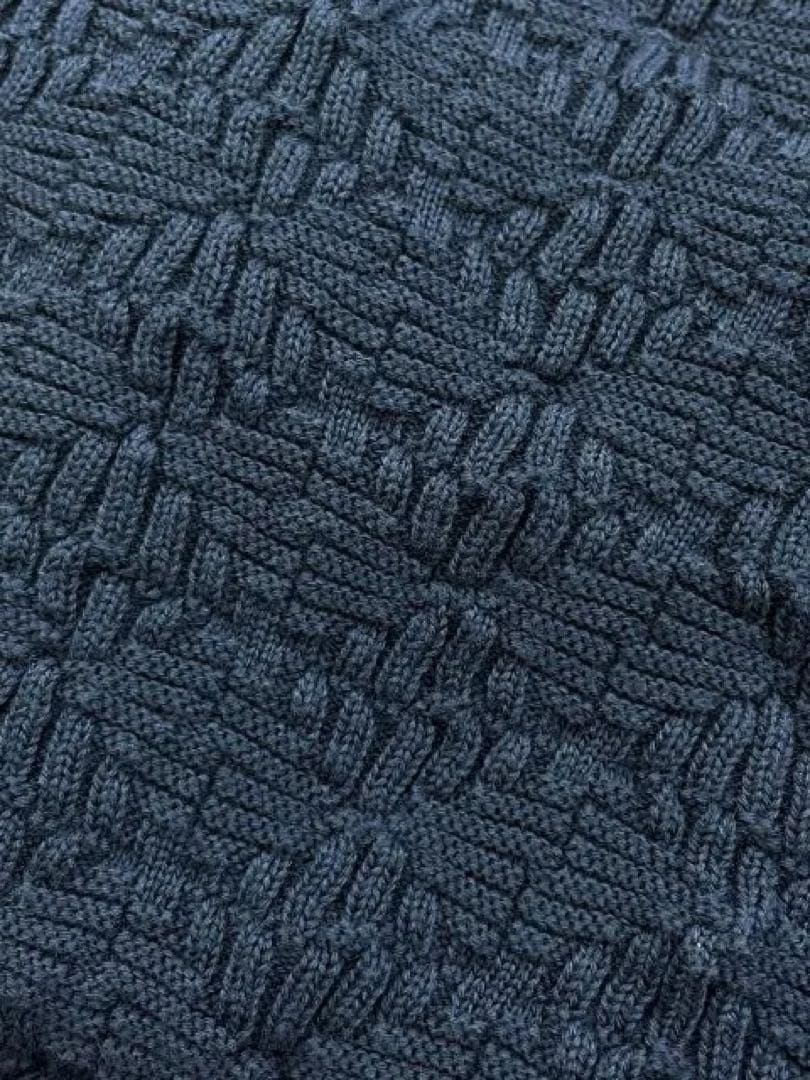 シャネル　ネイビー フレアスカート　ココマークボタン