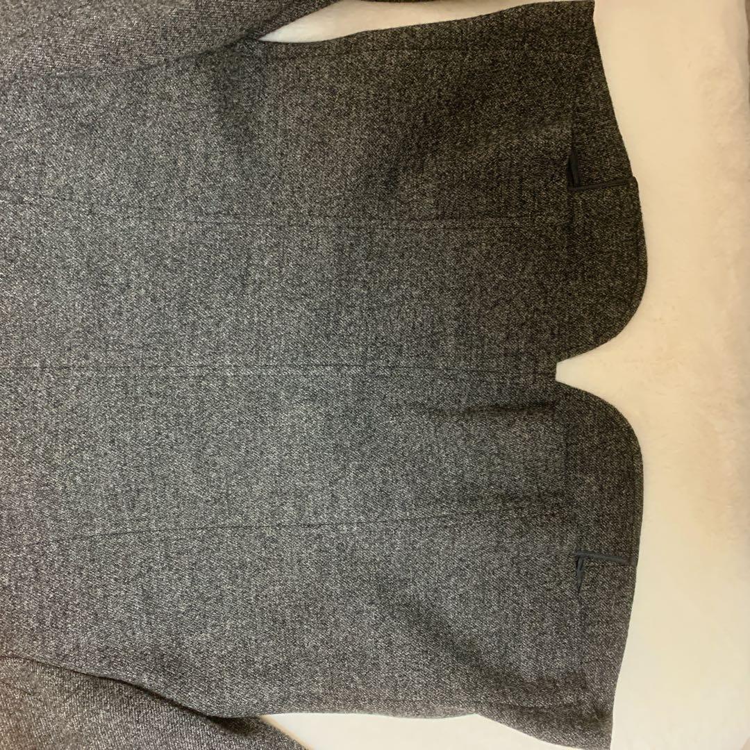 【みぅみぅ】美品✨　23区　グレー スカートスーツ 44 毛100%