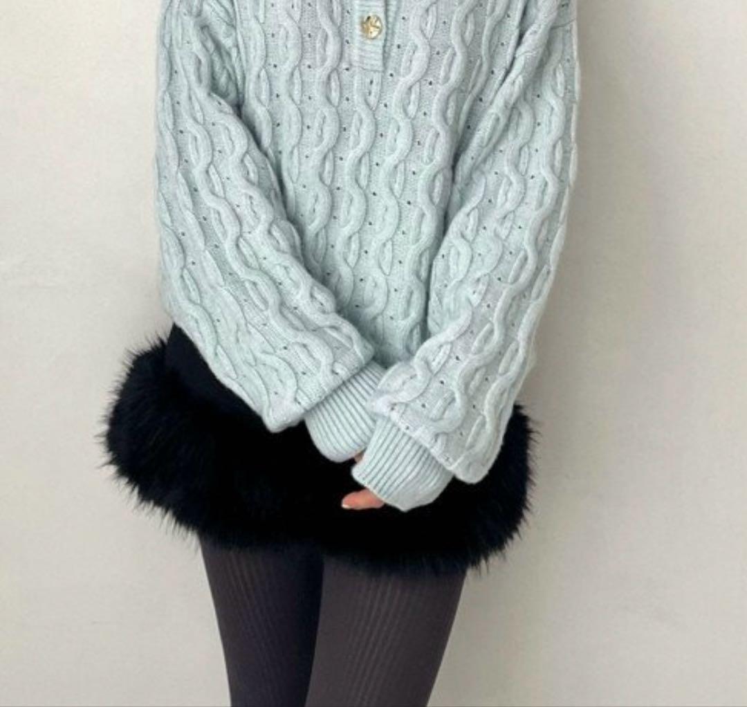 LILY BROWN リリーブラウン エコファーショートパンツ