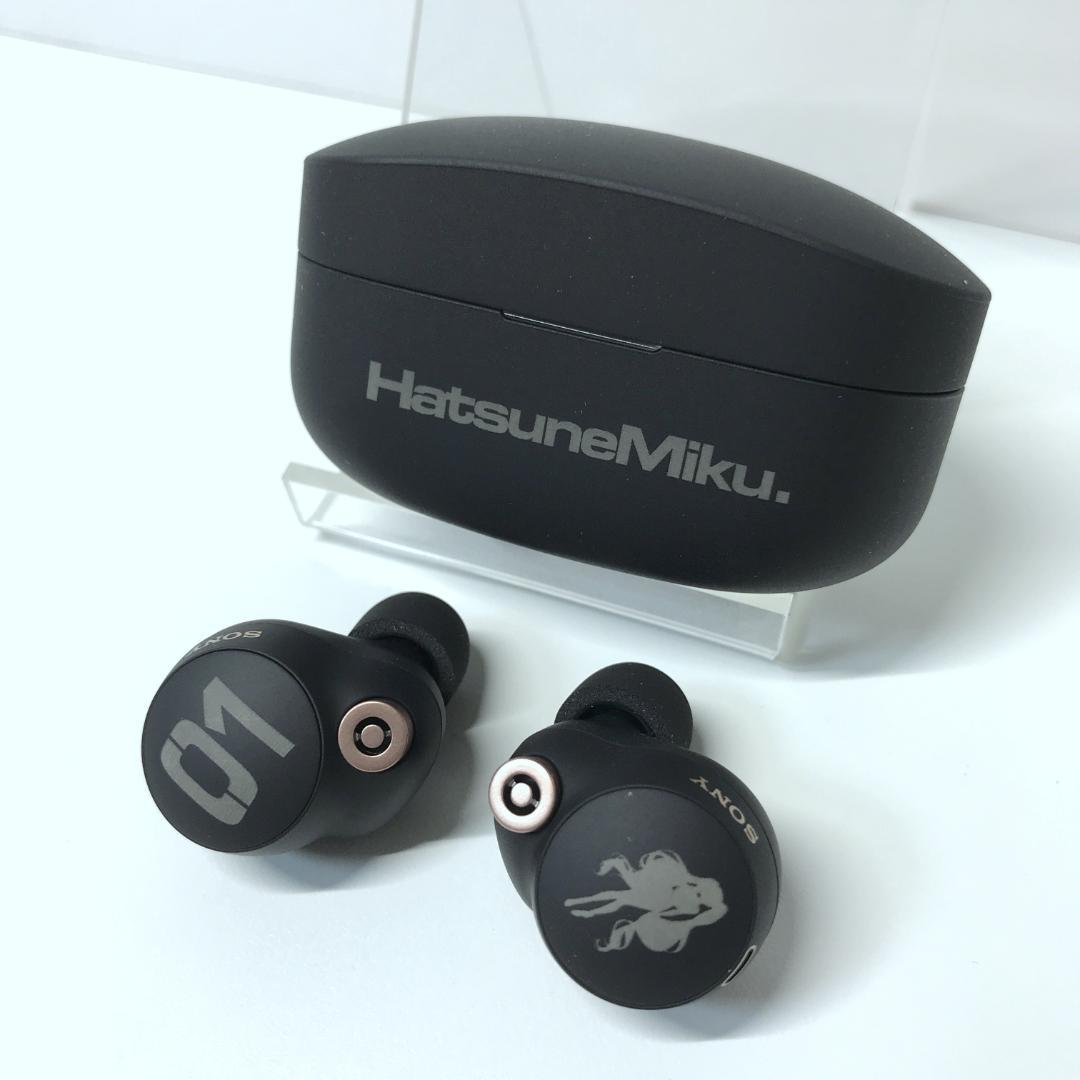 【希少/美品】SONY WF-1000XM4 初音ミクモデル ブラック イヤホン