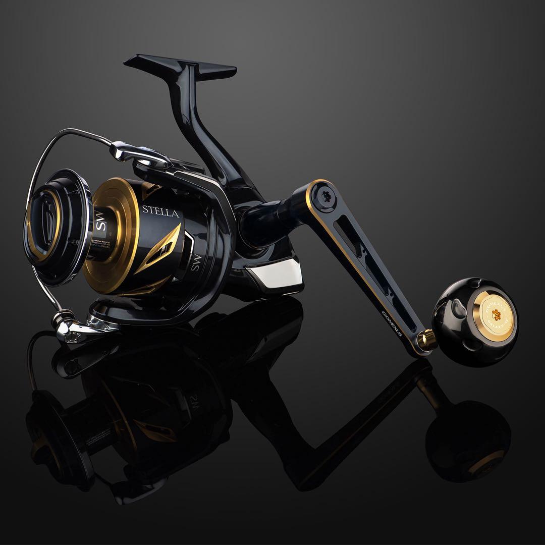 ゴメクサス STELLA パワーハンドル 100mmブラック/ゴールド