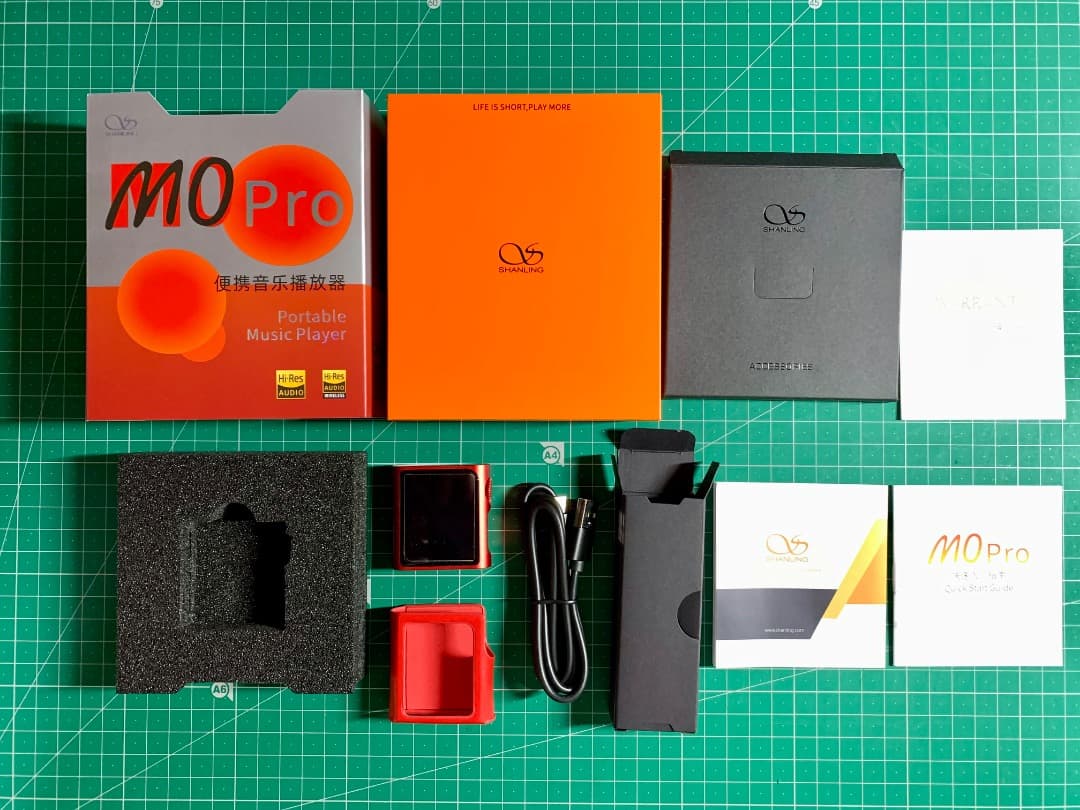 ポータブルプレーヤー SHANLING M0Pro Red