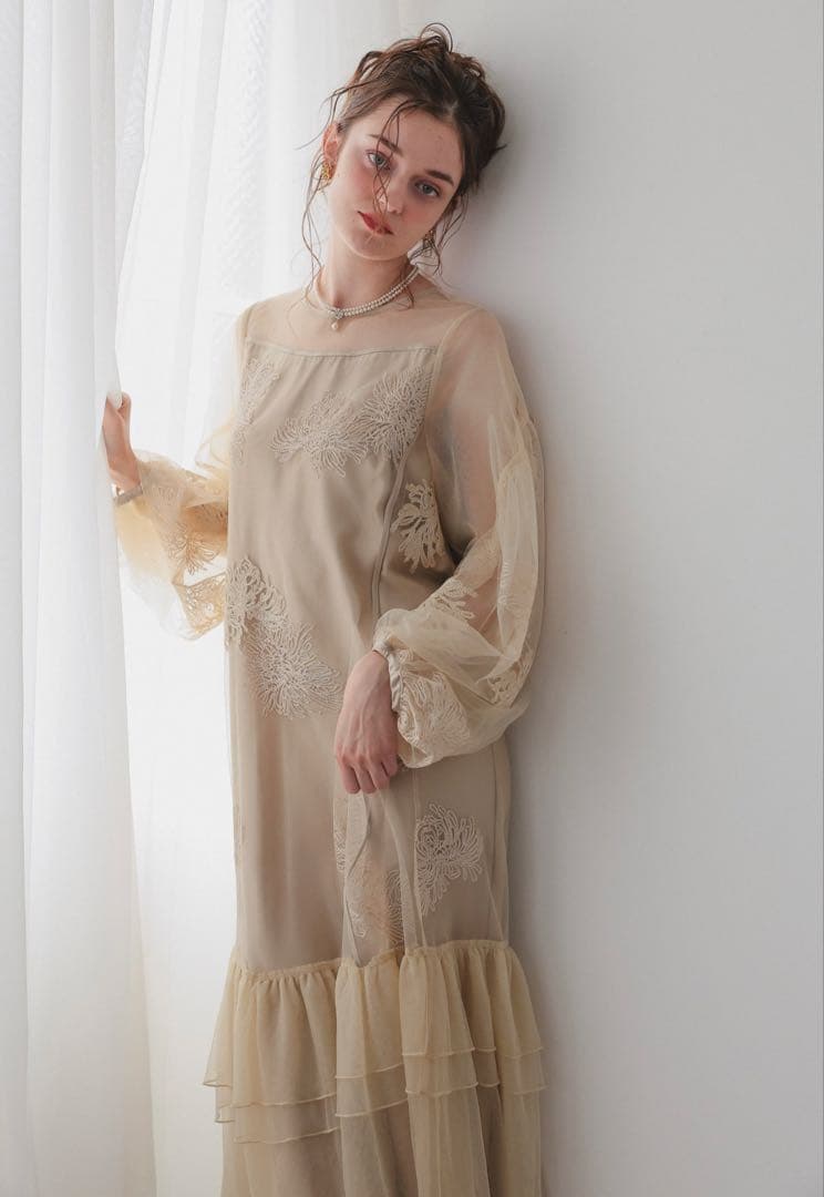 ★新品タグ付き★ドリードール　バルーンスリーブボリュームドレス　結婚式