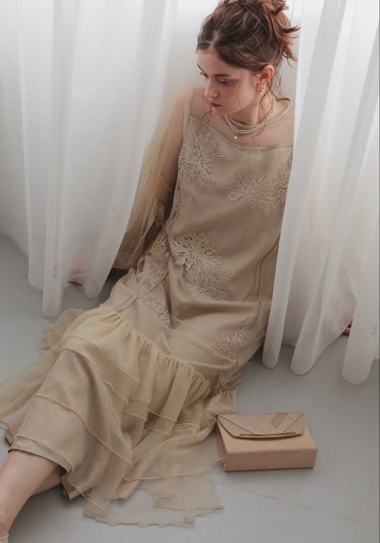 ★新品タグ付き★ドリードール　バルーンスリーブボリュームドレス　結婚式