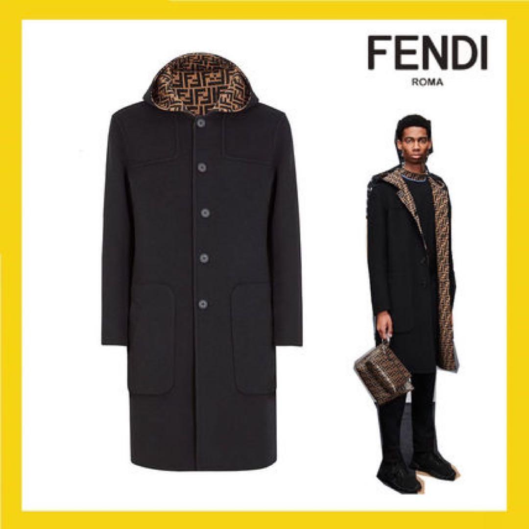 【超美品】FENDI フェンディ リバーシブル ダッフルコート【未使用】