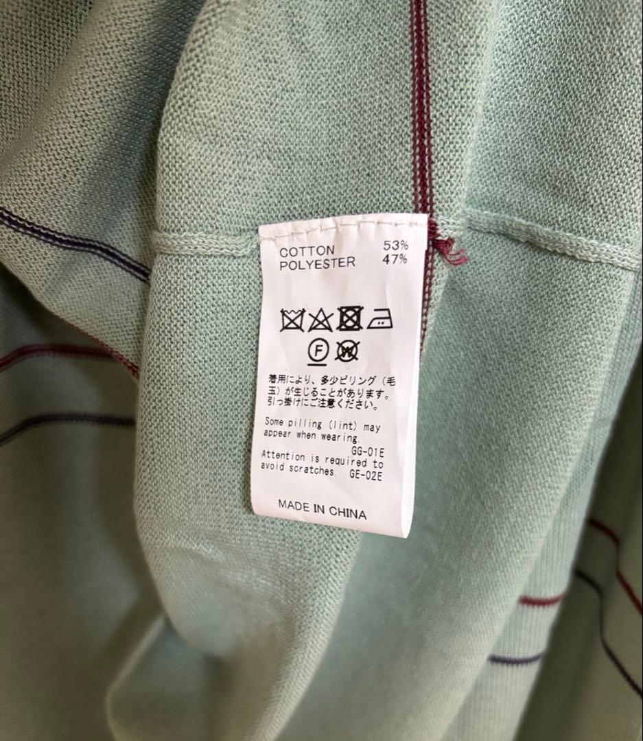 z*y様 DAIRIKU 別注 Long Sleeve Knit ニットポロ