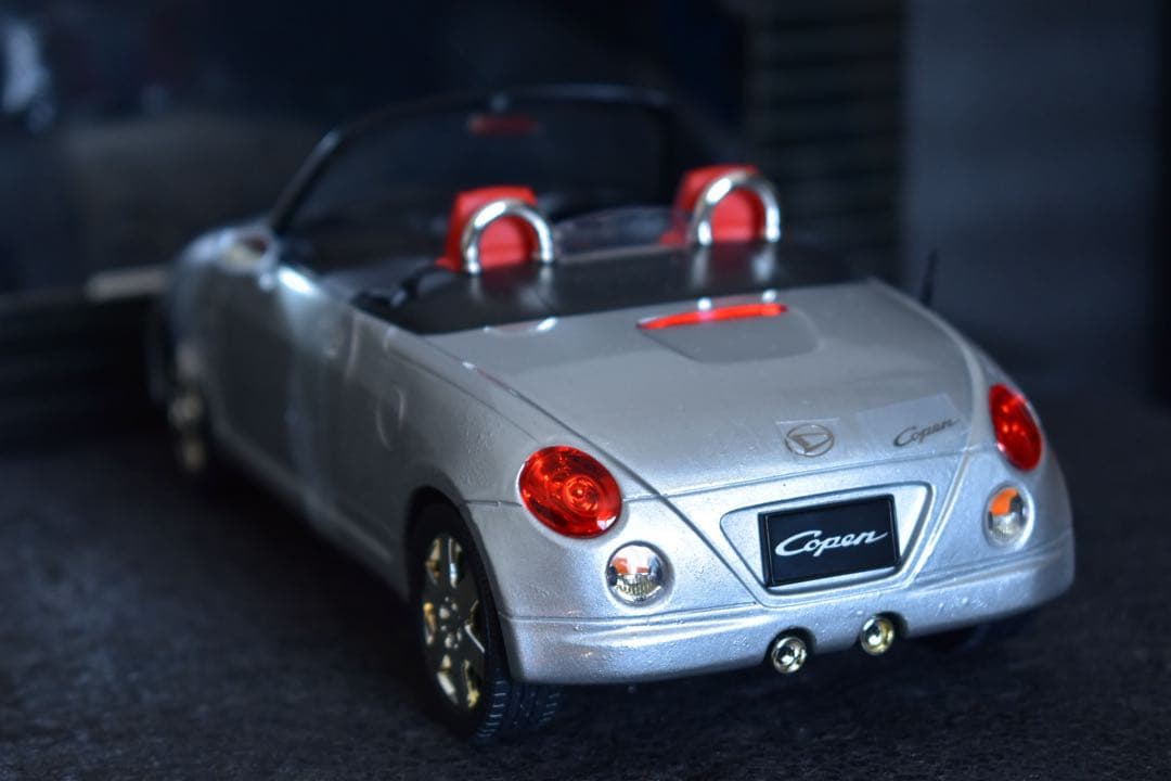 [非売品] 1/18 ディーラー特注 ダイハツ コペン 純正クリスタルケース付き