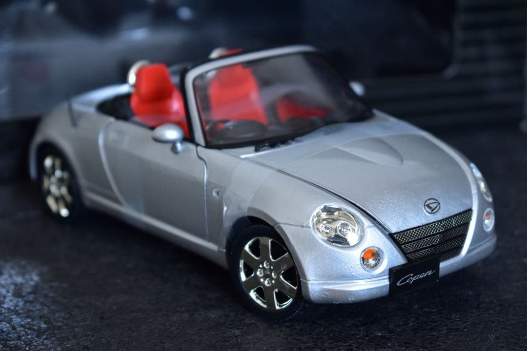[非売品] 1/18 ディーラー特注 ダイハツ コペン 純正クリスタルケース付き