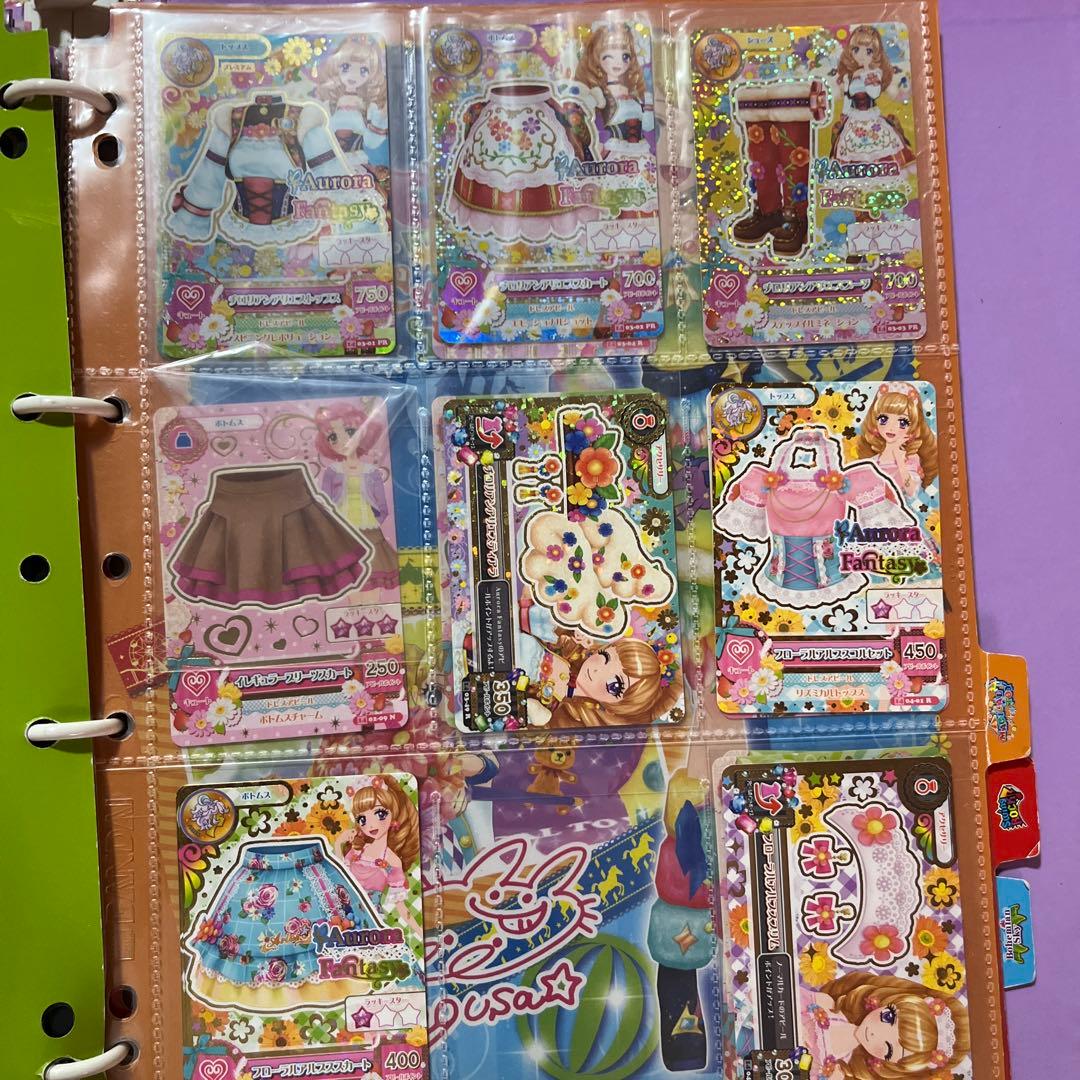 アイカツカードセットとバインダー