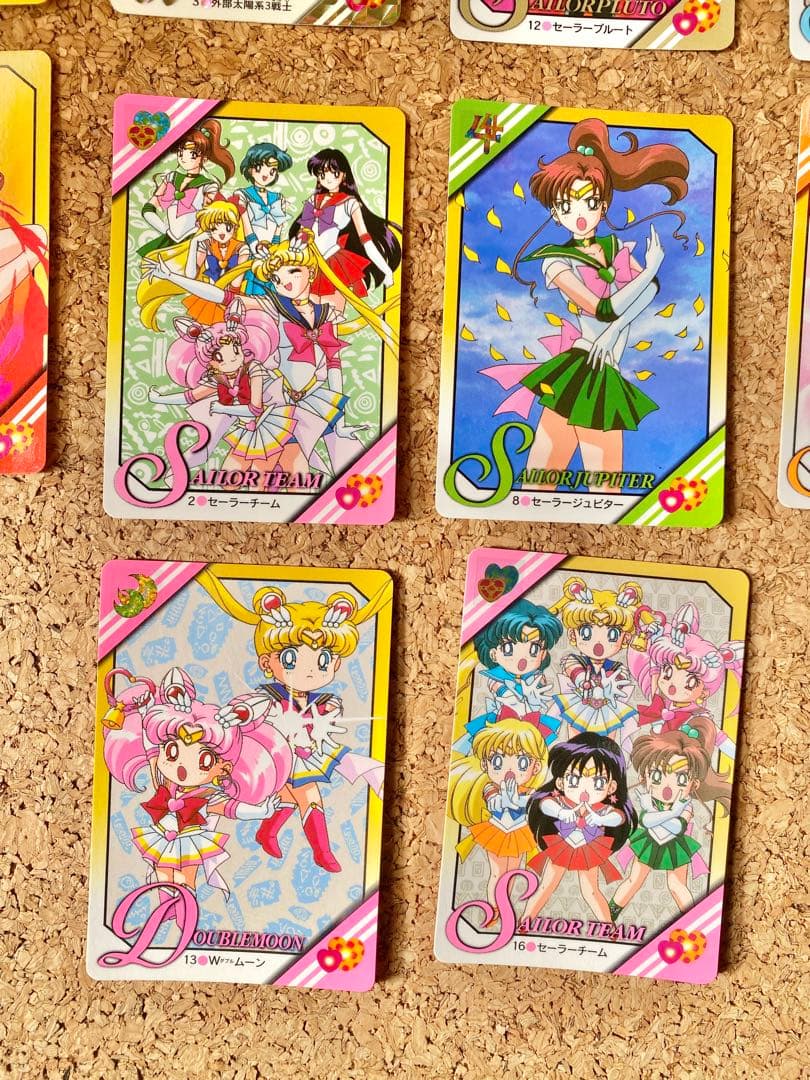 セーラームーン　カード　平成　カードダス　90s 1995年　バンダイ
