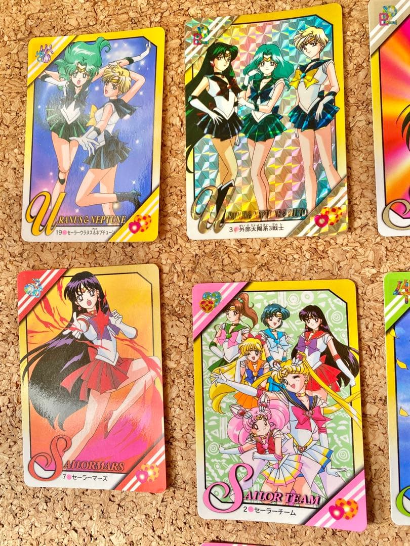 セーラームーン　カード　平成　カードダス　90s 1995年　バンダイ
