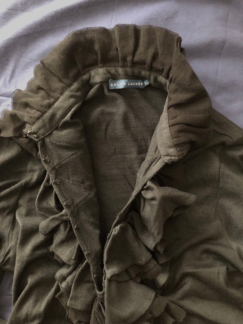 ラルフローレン　シルクカットソー　Lサイズ