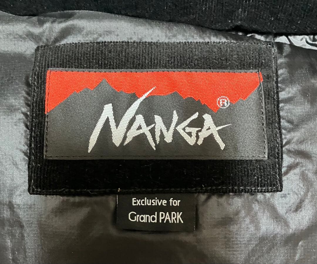 NANGA × GrandPARK 別注 焚火 TAKIBI ダウンベスト