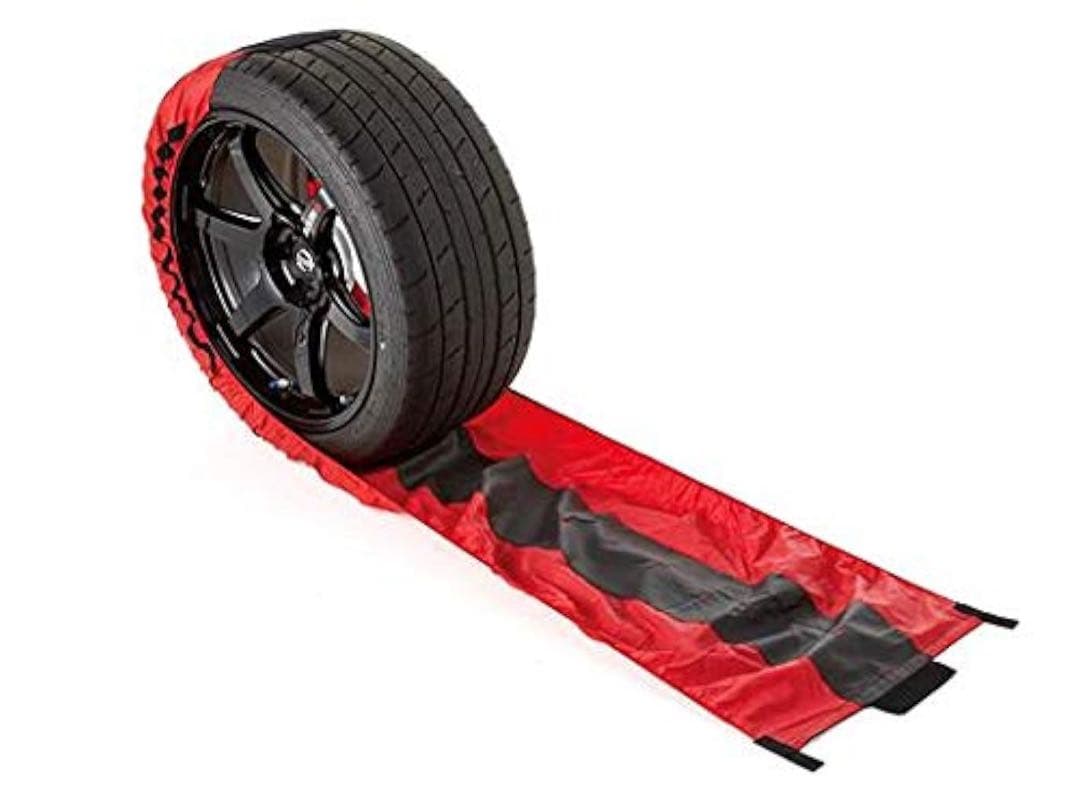 Nismo タイヤバック タイヤカバー レッド 4個セット