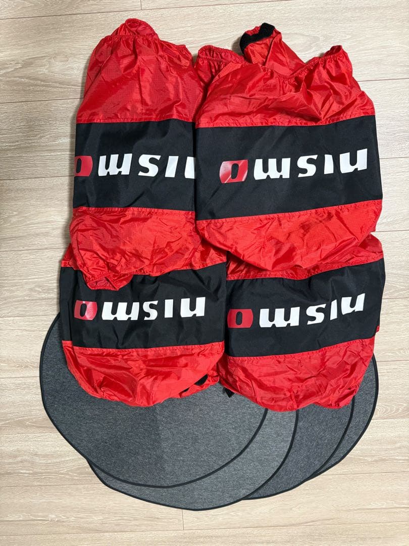 Nismo タイヤバック タイヤカバー レッド 4個セット