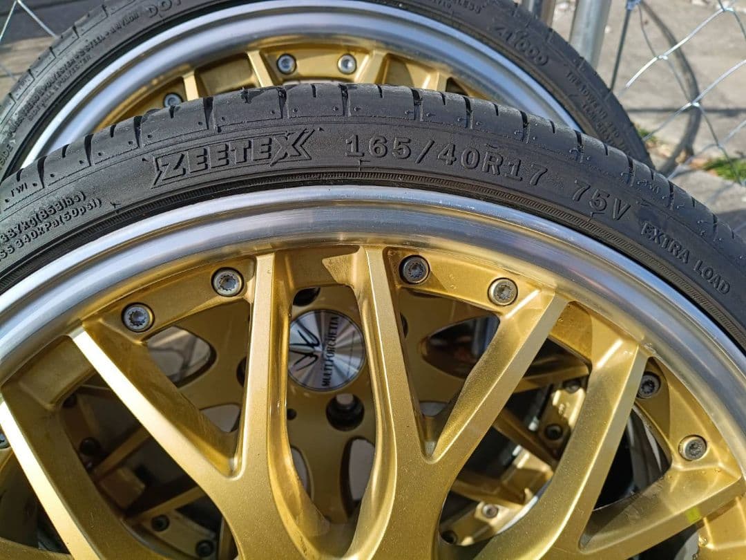17インチ 165/40 r17タイヤ．ホイールセット