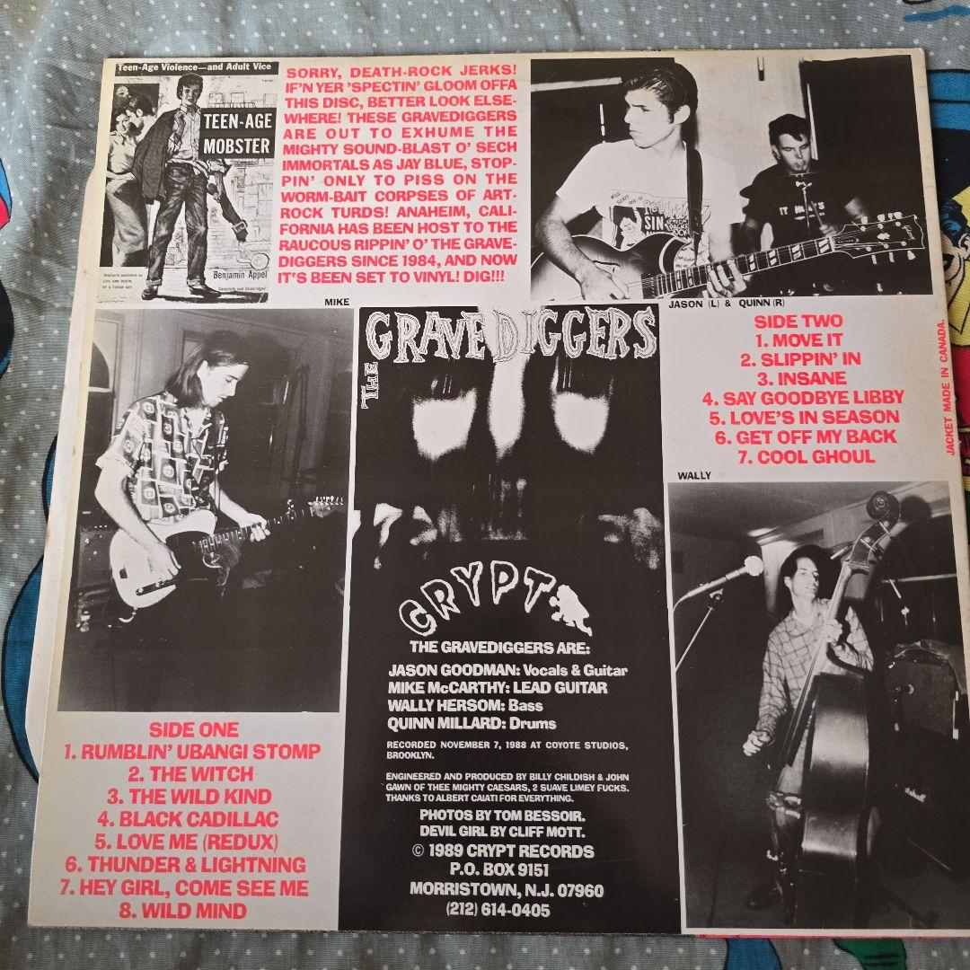 GRAVEDIGGERS/MOBE IT オリジナルLP サイコビリー　ガレージ