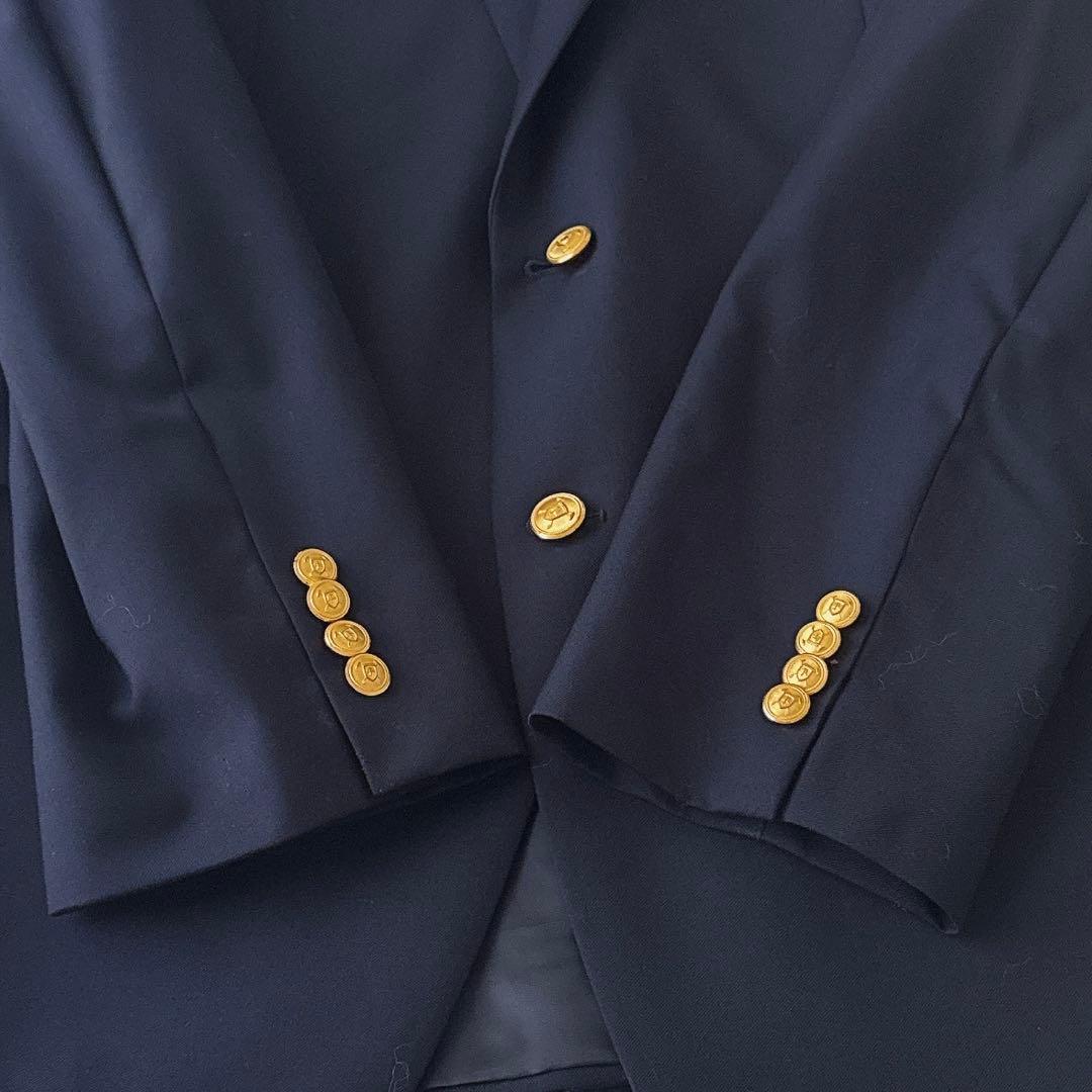 美品 大きいサイズ44L ラルフローレン 紺ブレ テーラードジャケット メンズ