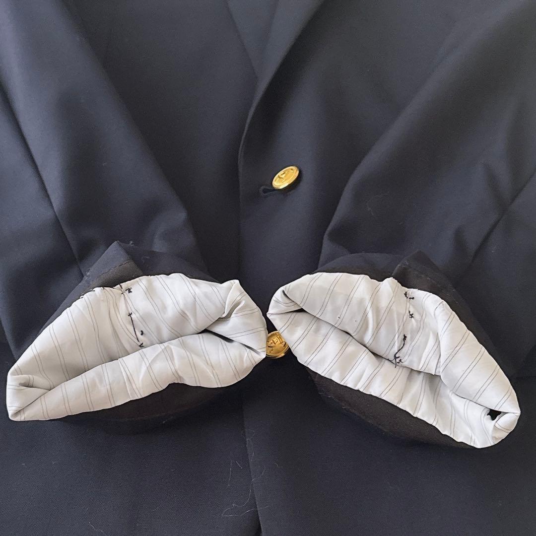 美品 大きいサイズ44L ラルフローレン 紺ブレ テーラードジャケット メンズ