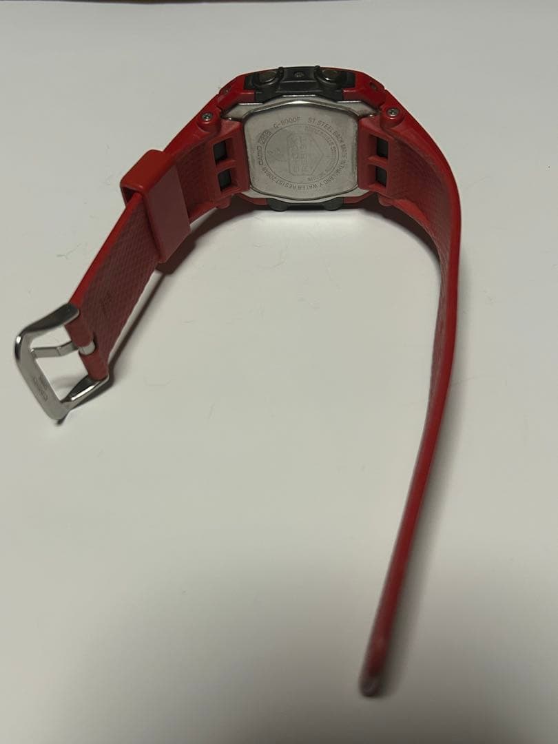 CASIO G-SHOCK デジタル腕時計 レッド　動作未確認