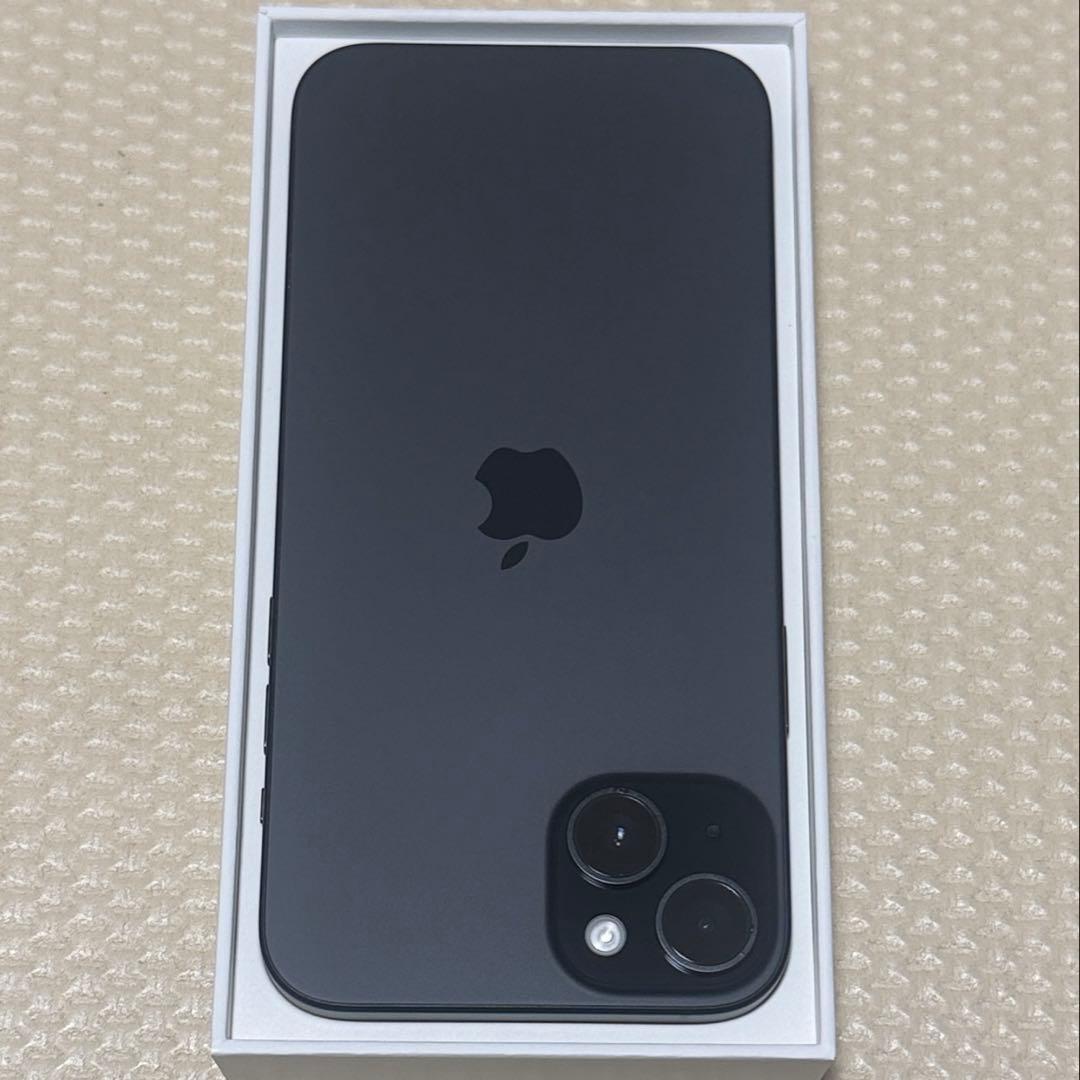 バッテリー100% iPhone15Plus 128GB SIMフリー 本体 黒