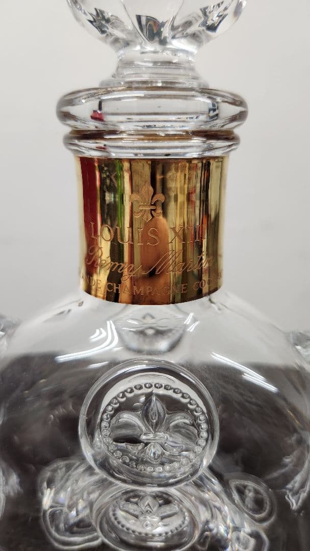 ルイ13世 レミーマルタン　空瓶　箱あり　バカラ