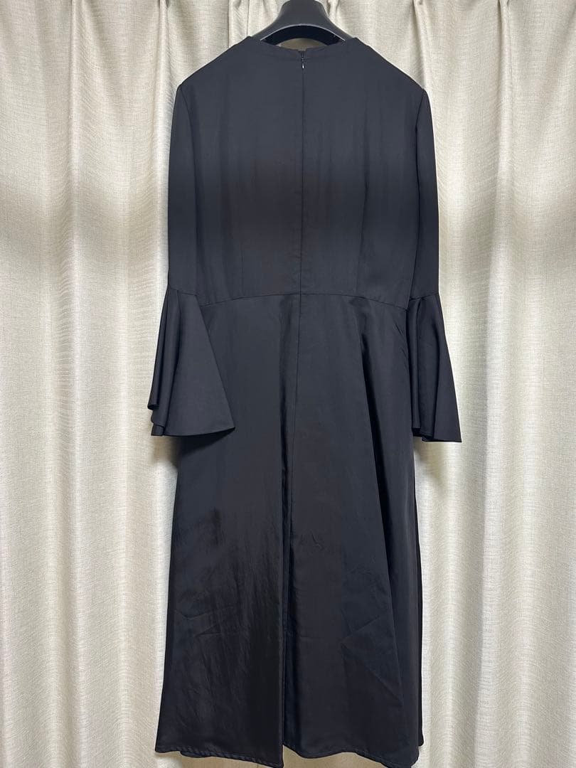 JIL SANDER（ジルサンダー） ミディ　ドレス　38 ワンピース　ブラック