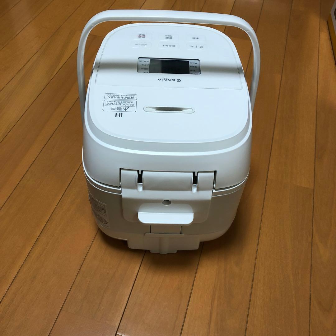 e angle IH炊飯器 ホワイト (3合炊き）ANGV-RCI05-A