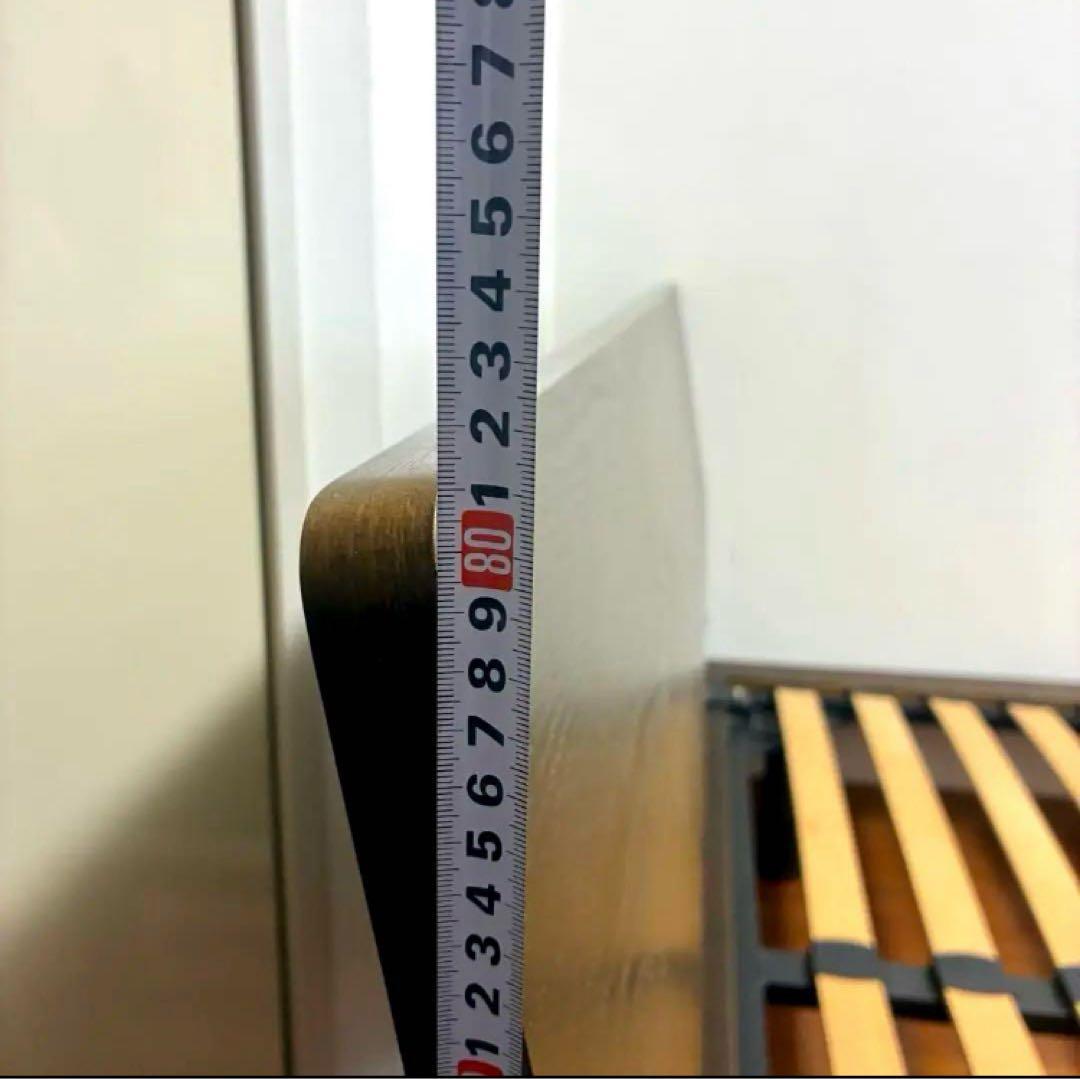 SALE！無印良品｜ダブルベッド　ダークブラウン　ウォールナット材　送料無料