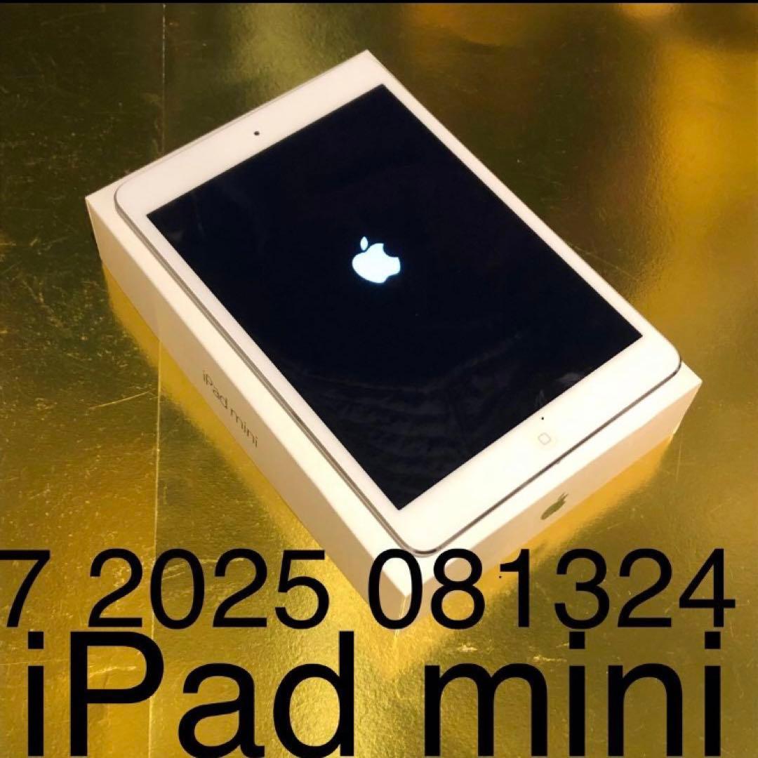値下げ済7 2025 081324 美品 iPad mini 白シルバ