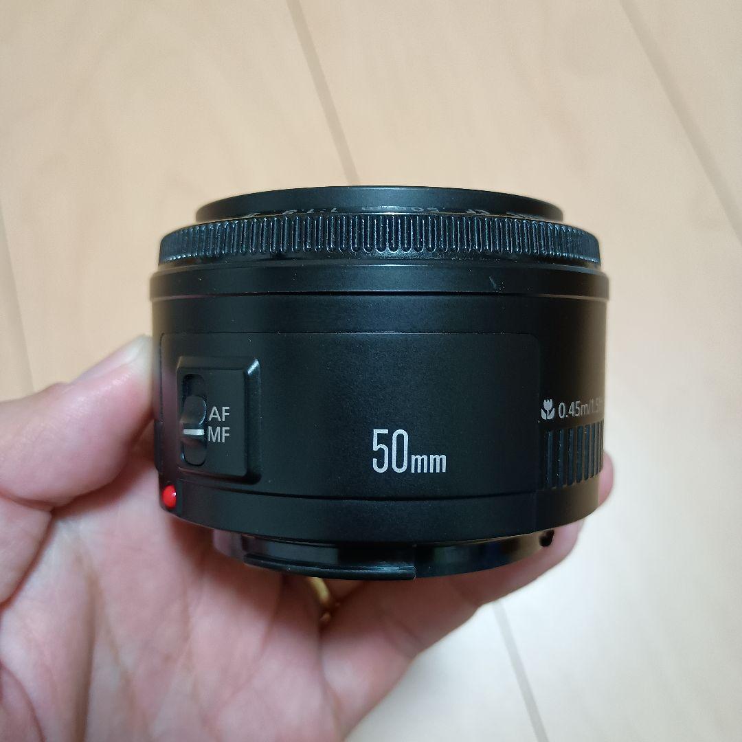 〘レアなフード付〙Canon EF 50mm f1.8 単焦点 ES-62付き