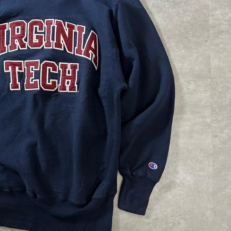 【美品】90s Championリバースウィーブ カレッジスウェットシャツ XL