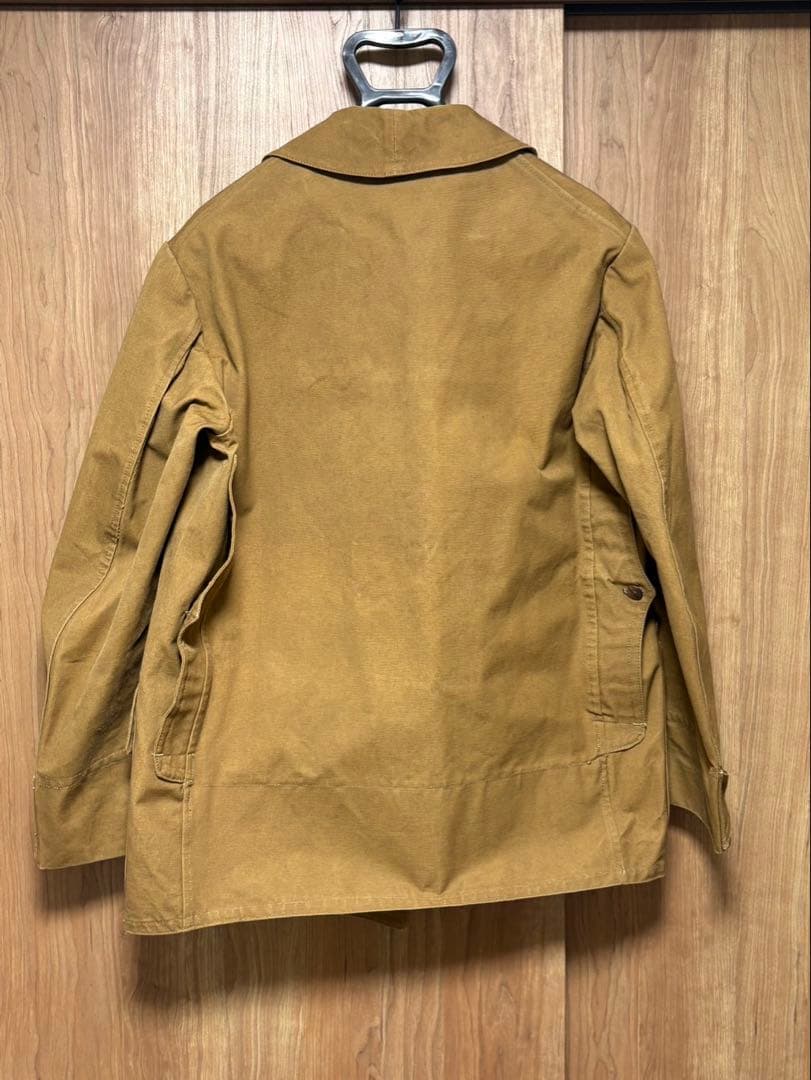 40s ハンティングジャケット 動物ボタン　ヴィンテージ　フレンチ