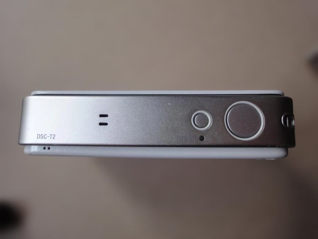 SONY ソニー Cyber-Shot DSC-T2 ホワイト　セット　中古