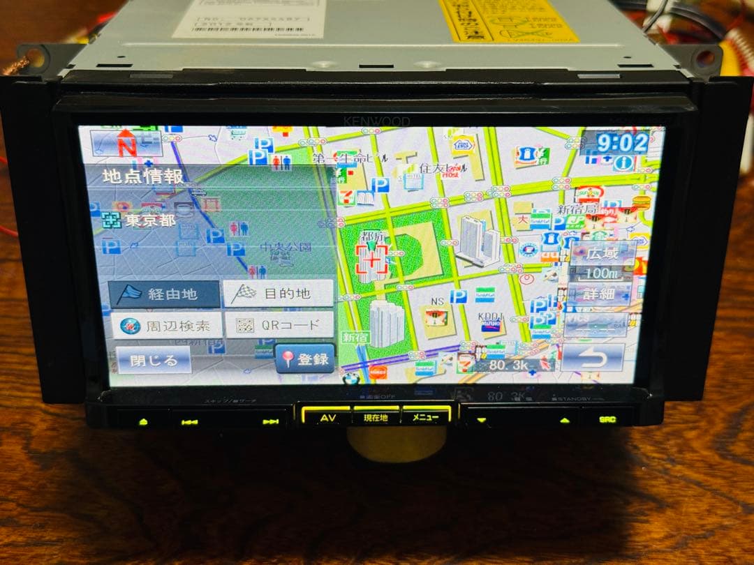 ケンウッド MDV-535DT 2011年版地図データ