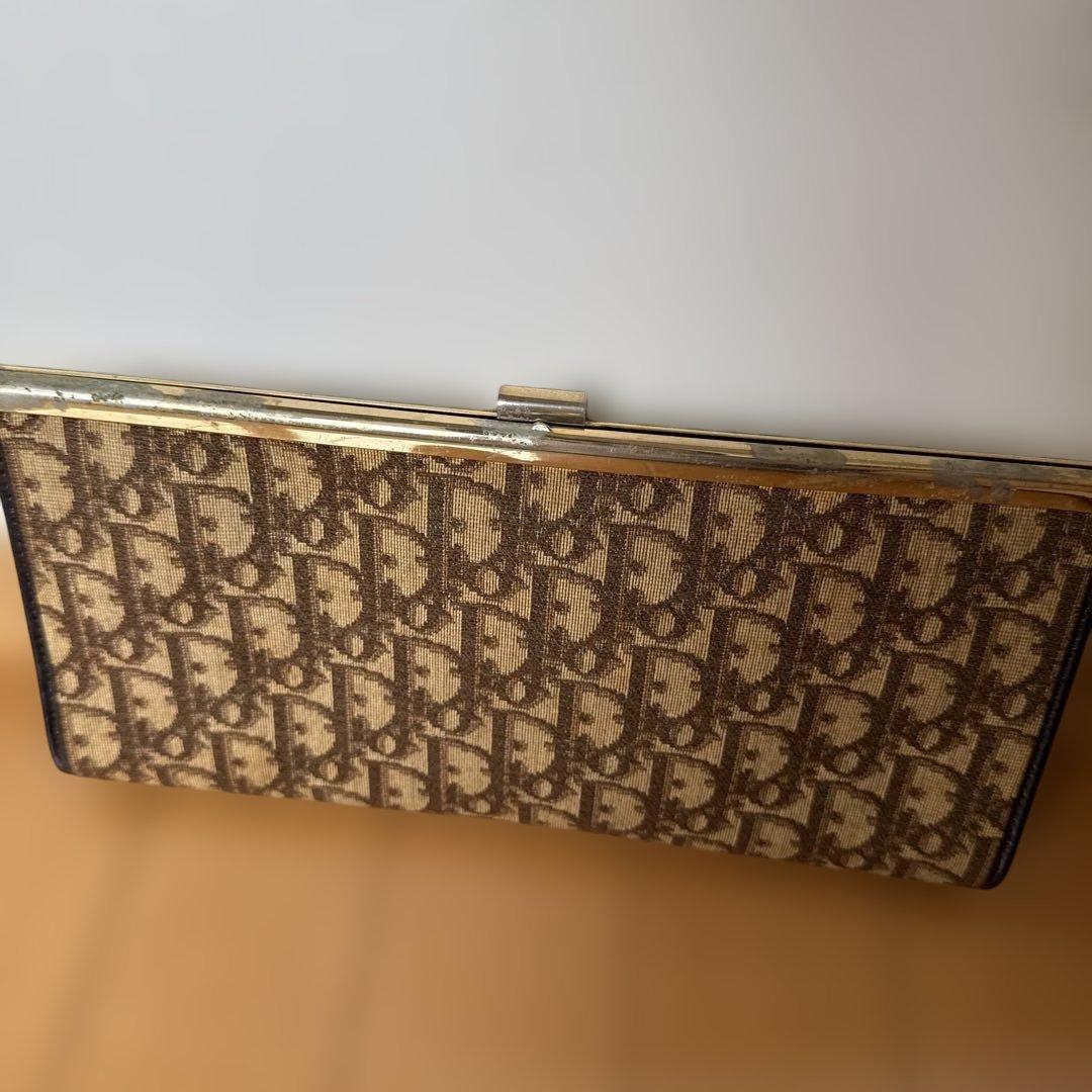 Dior トロッター　がま口　クラッチバッグ