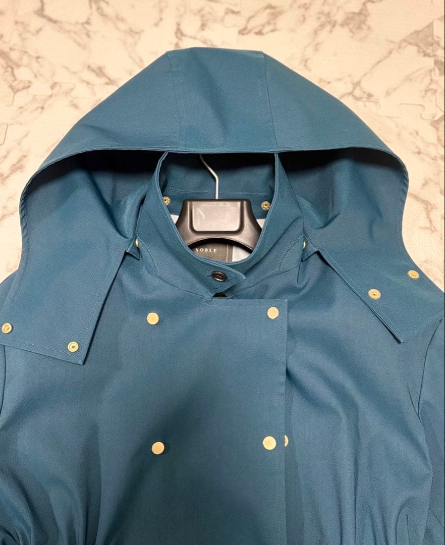美品✨ノーブル　ウインドプルーフテントシルエットブルゾン　グリーン　S