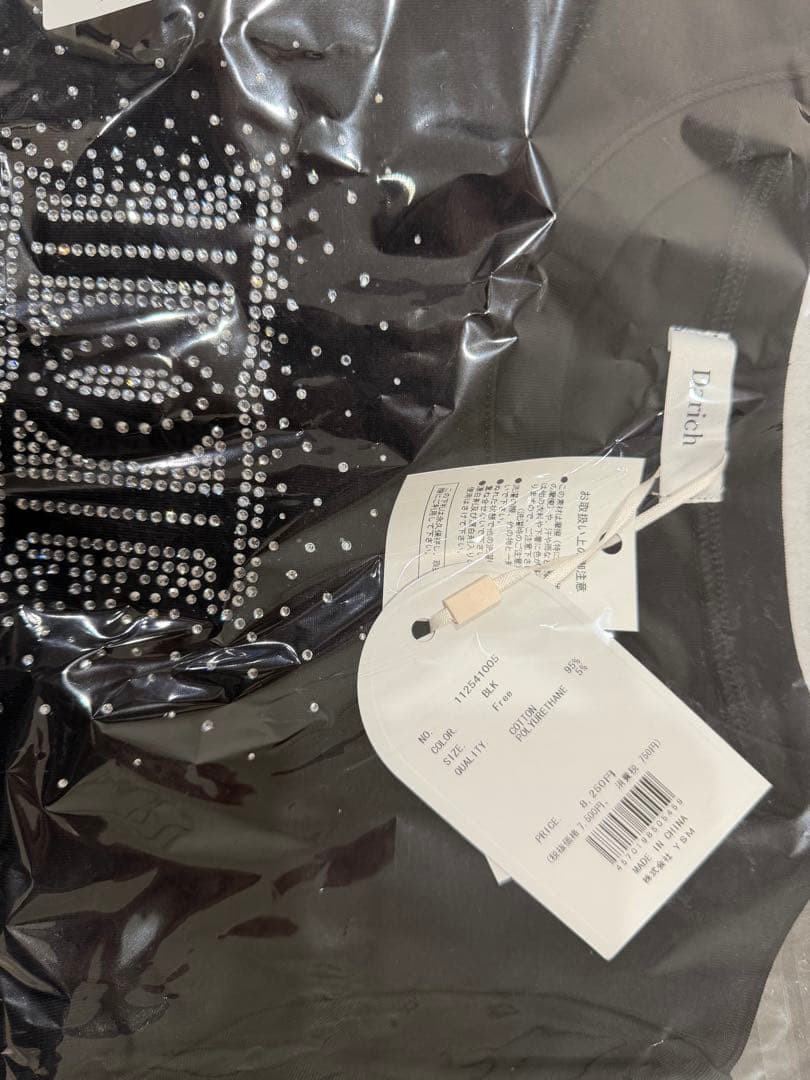 ダーリッチ　シャイニーDDロゴコンパクトロングTシャツ