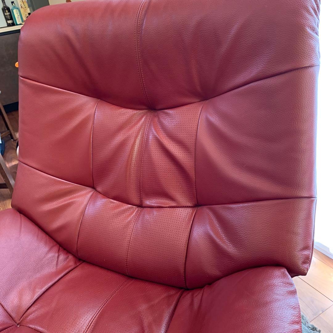 1人掛けソファー本革張り　ユーカス　日本製