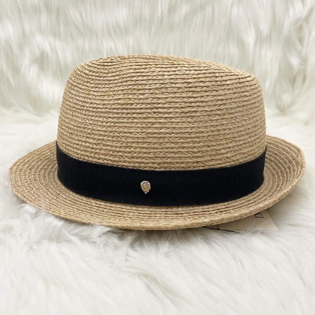 ☆未使用・タグ付☆ ヘレンカミンスキー Avara ラフィアハット 帽子 中折れ