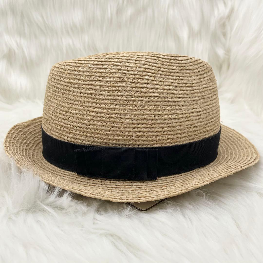 ☆未使用・タグ付☆ ヘレンカミンスキー Avara ラフィアハット 帽子 中折れ