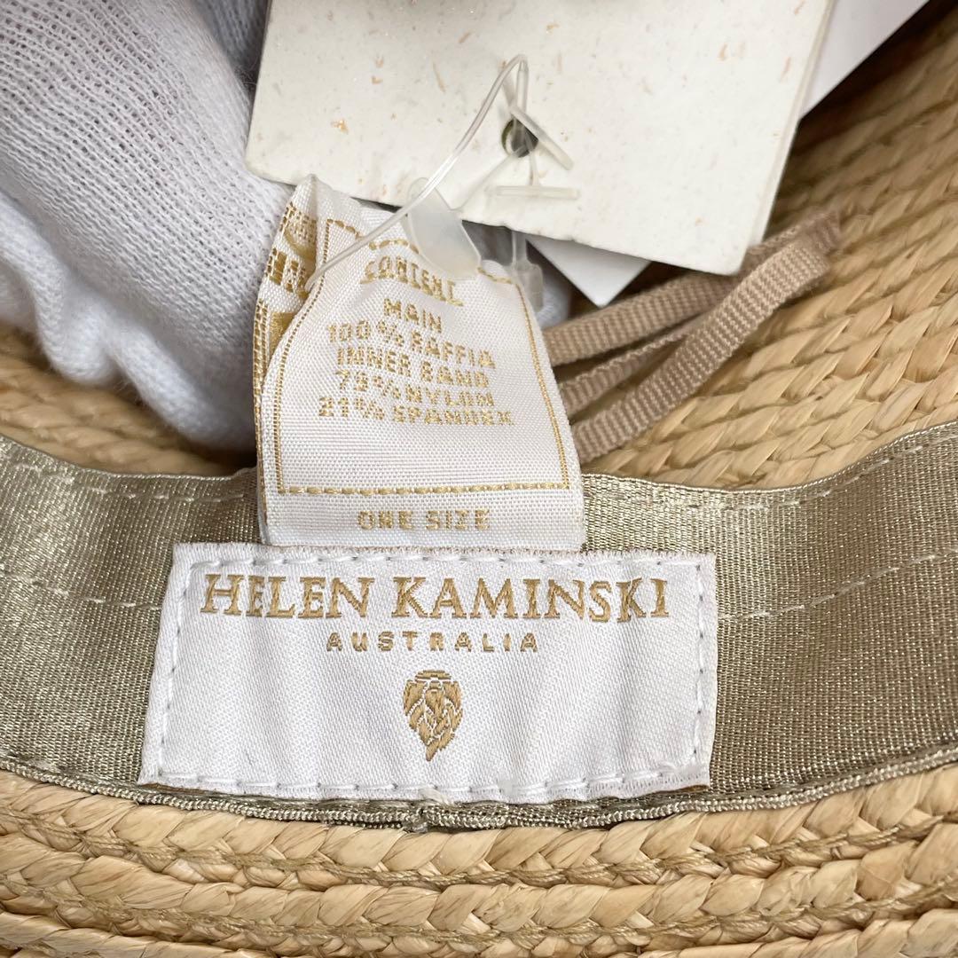 ☆未使用・タグ付☆ ヘレンカミンスキー Avara ラフィアハット 帽子 中折れ