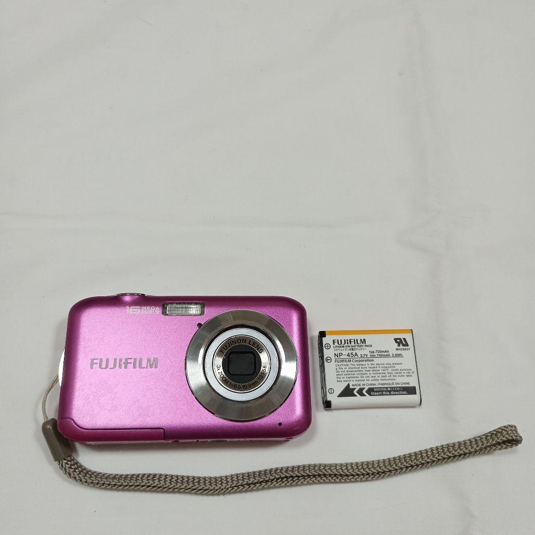 【美品】富士フイルムFUJIFILM FINEPIX JV250デジカメ　ピンク