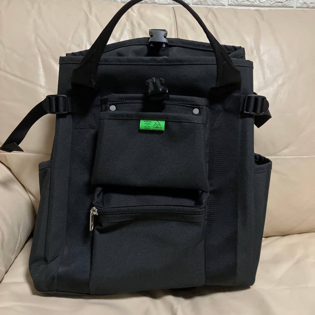 PORTER ポーター ユニオン バックパック リュック ブラック　ビッグサイズ