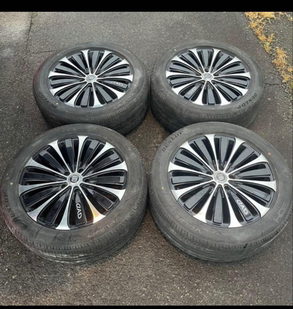 DAD タイヤ、ホイール18インチ 4本　アルファード、ヴェルファイア等