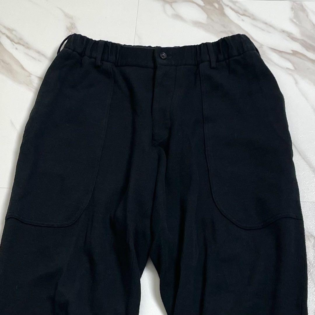極美品 16SS◎ヨウジヤマモトプールオム サルエルパンツ スウェット生地 黒